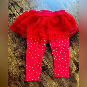 Just One You by Carter’s | baby girl skirted leggings. Size: 12M